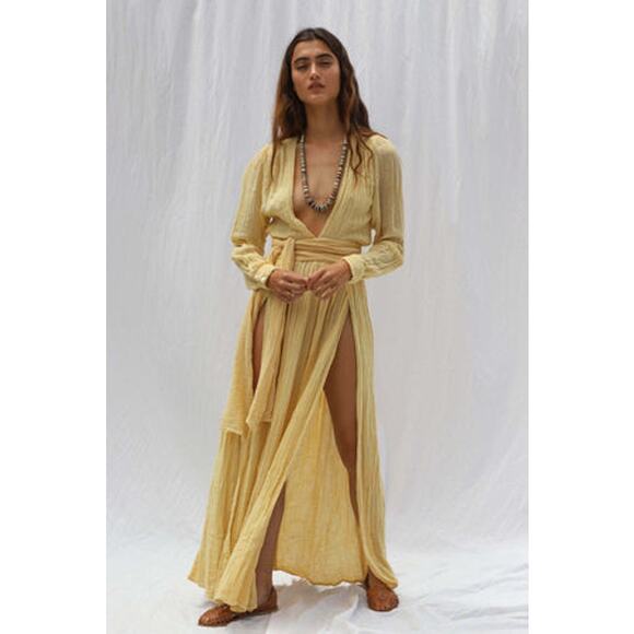 Jen's Pirate Booty Women's Sunrise La-La Maxi Dress Size XS NWOT